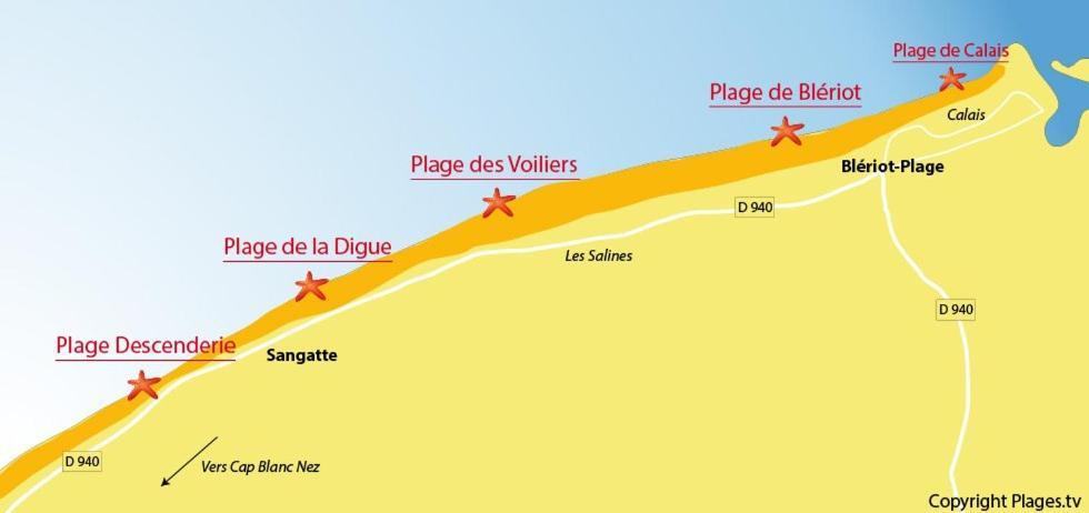 Appartement Meuble Calais Bagian luar foto